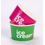 Custom Disposable Ice Cream Paper Cups 3oz 5oz 8oz Single Wall Recyclable Cups 