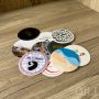 Customized Water-Absorbent Disposable Paper Coaster Single or Double Sided Printed Personalized Cup Mat