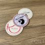 Customized Water-Absorbent Disposable Paper Coaster Single or Double Sided Printed Personalized Cup Mat