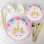 Wholesale Customized 7 Inch Colorful Disposable Paper Plates for Kids Party Painting Birthday Tray Supplies