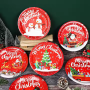 Personalized Disposable Plates for Parties 350GSM Virgin Board 9 Inch Paper Plates Round Party Paper Plates Paper Tableware
